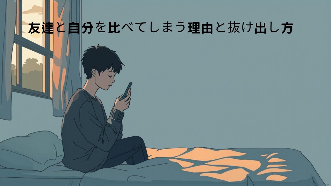 友達と自分を比べてしまう理由と抜け出し方｜SNS時代の比較との向き合い方