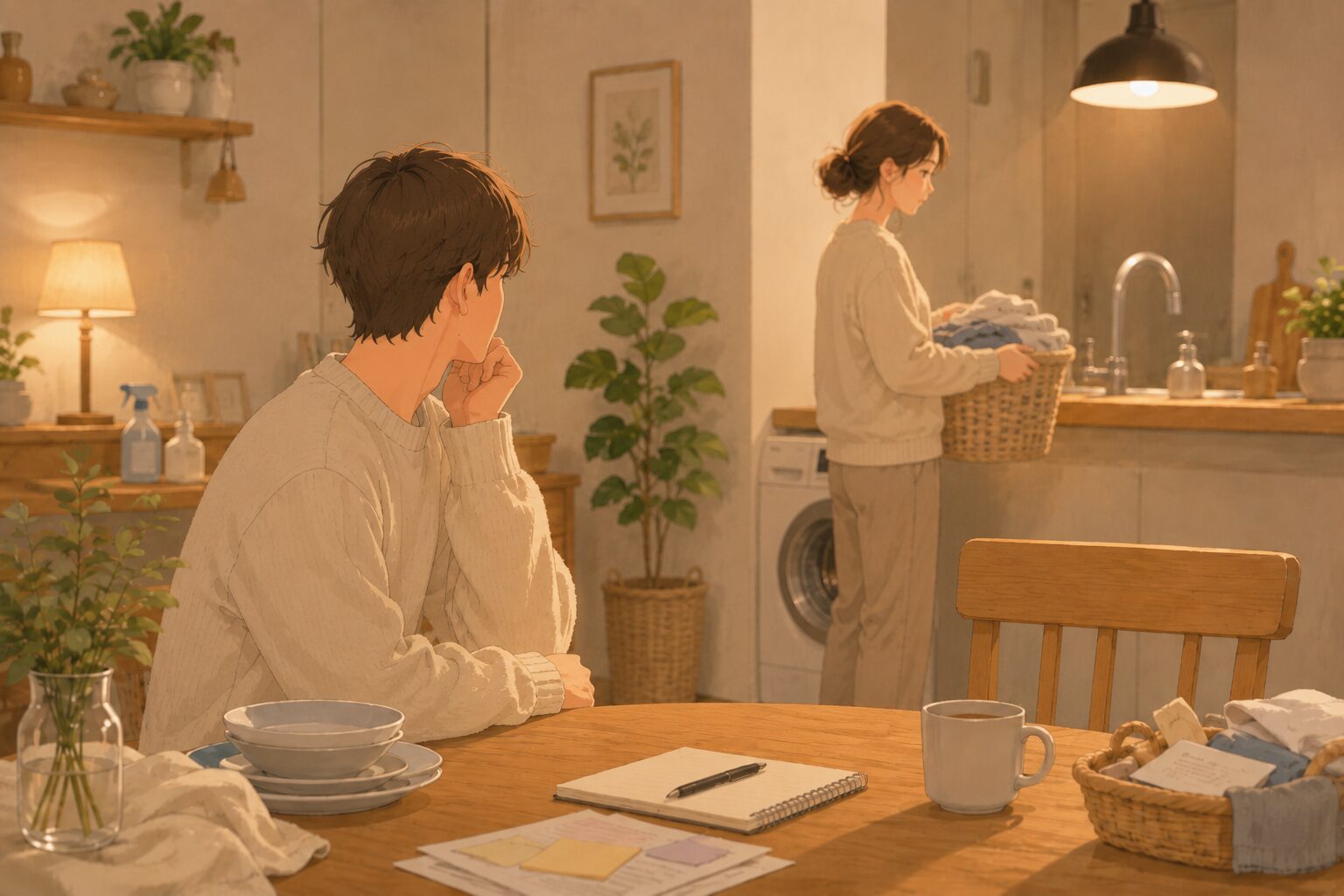 なぜパートナーは家事をしないのか｜自分から動かない背景を考える