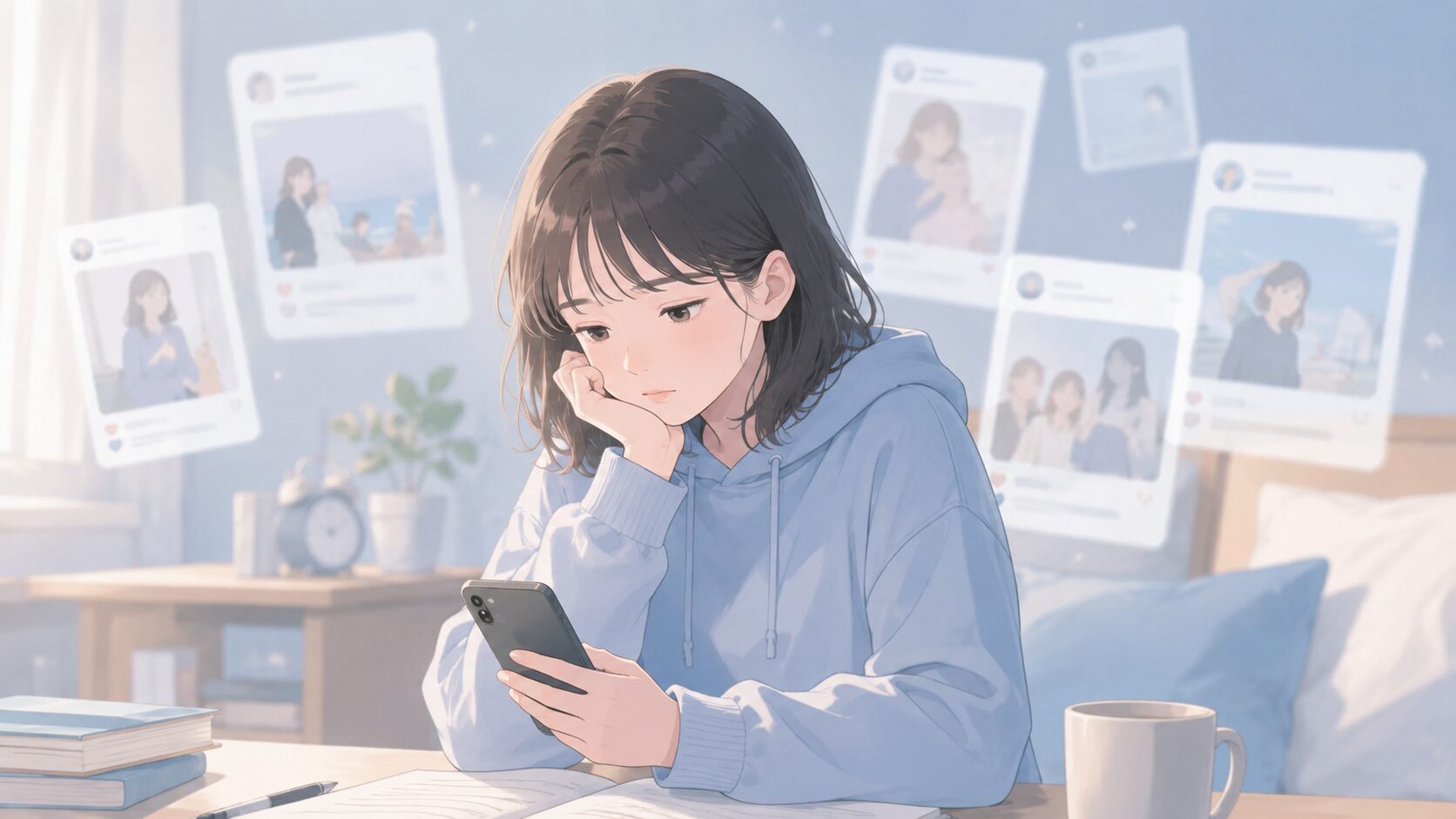 人と比べて苦しいのはなぜ？SNSを見るたび自分が足りない気がするあなたへ